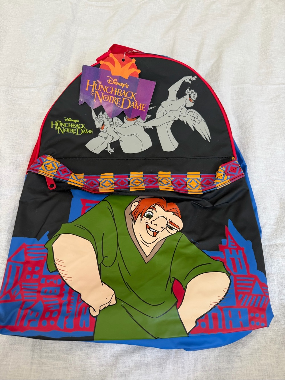 Vintage NWT Disney’s The Hunchback of Notre Dame Backpack
